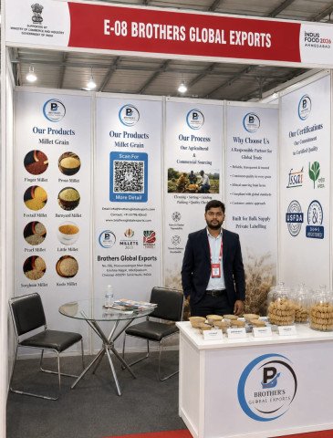 Brothers Global Exports Successfully Exhibited at Indusfood Ahmedabad 2026